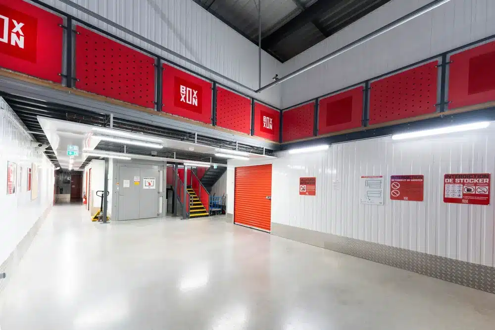 Intérieur d’un box Boxxon